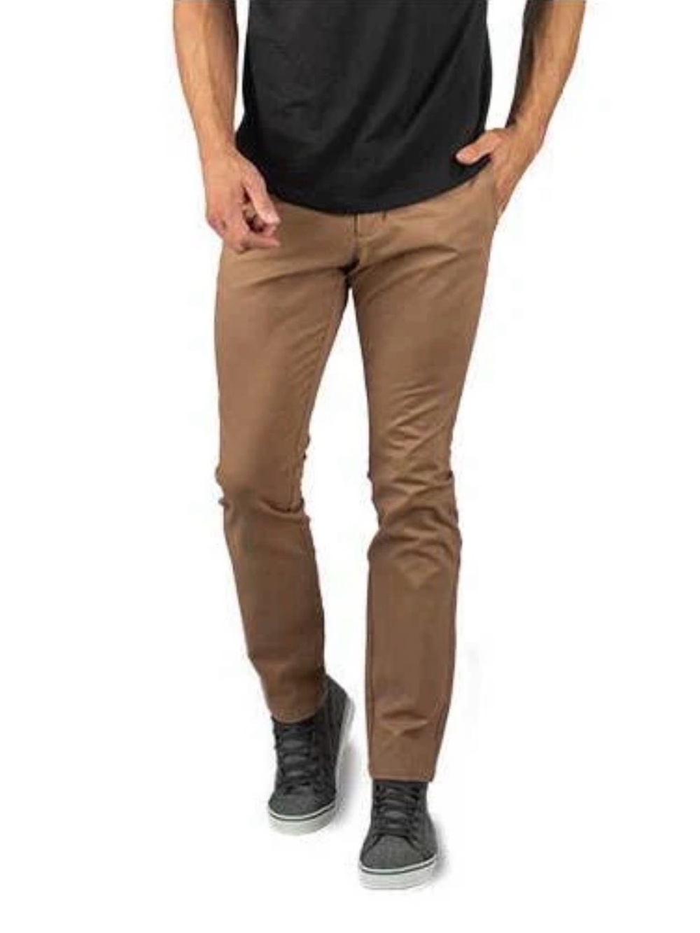 Perk Tan Brown Slim Fit Chinos size 33